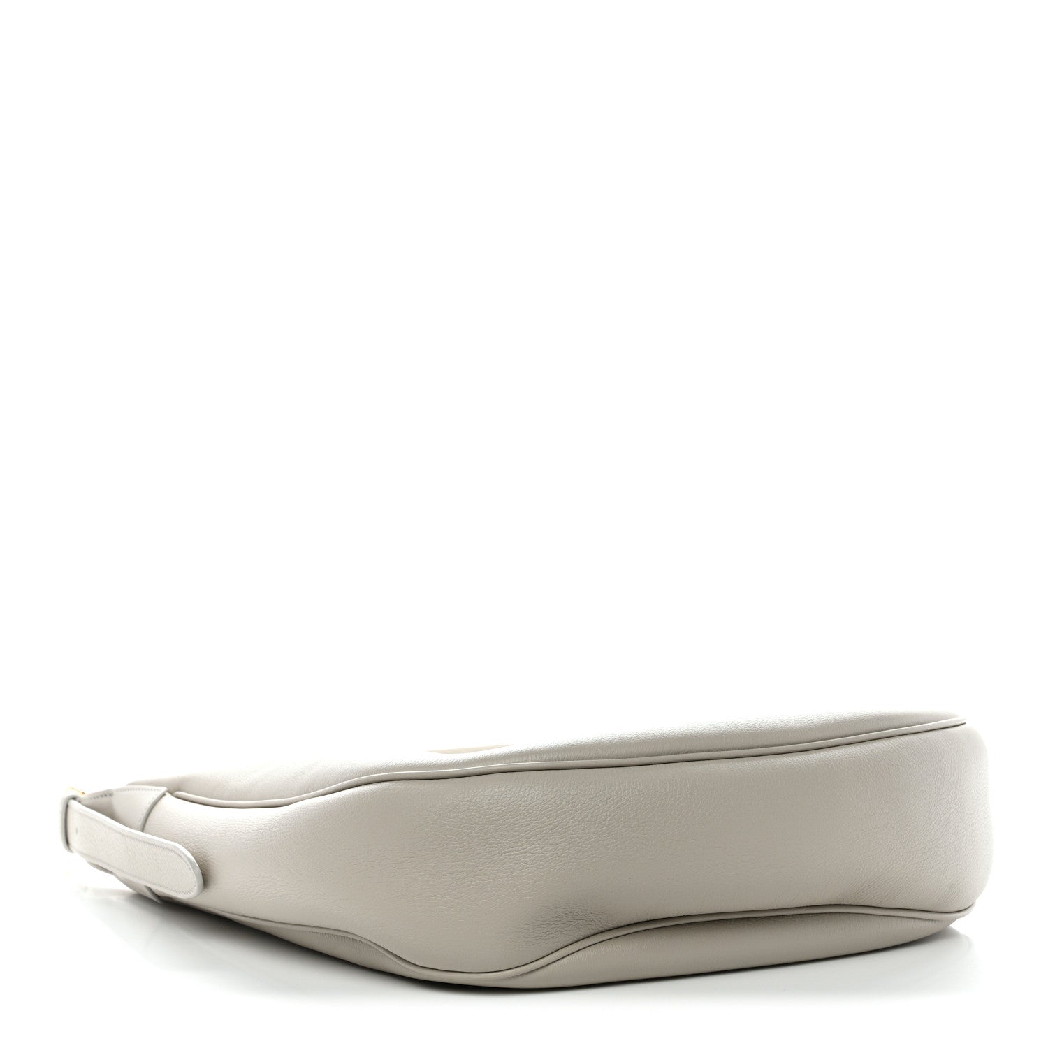 Celine Supple Calfskin Cuir Triomphe Heloise Shoulder Bag Light Stone 4 of 10