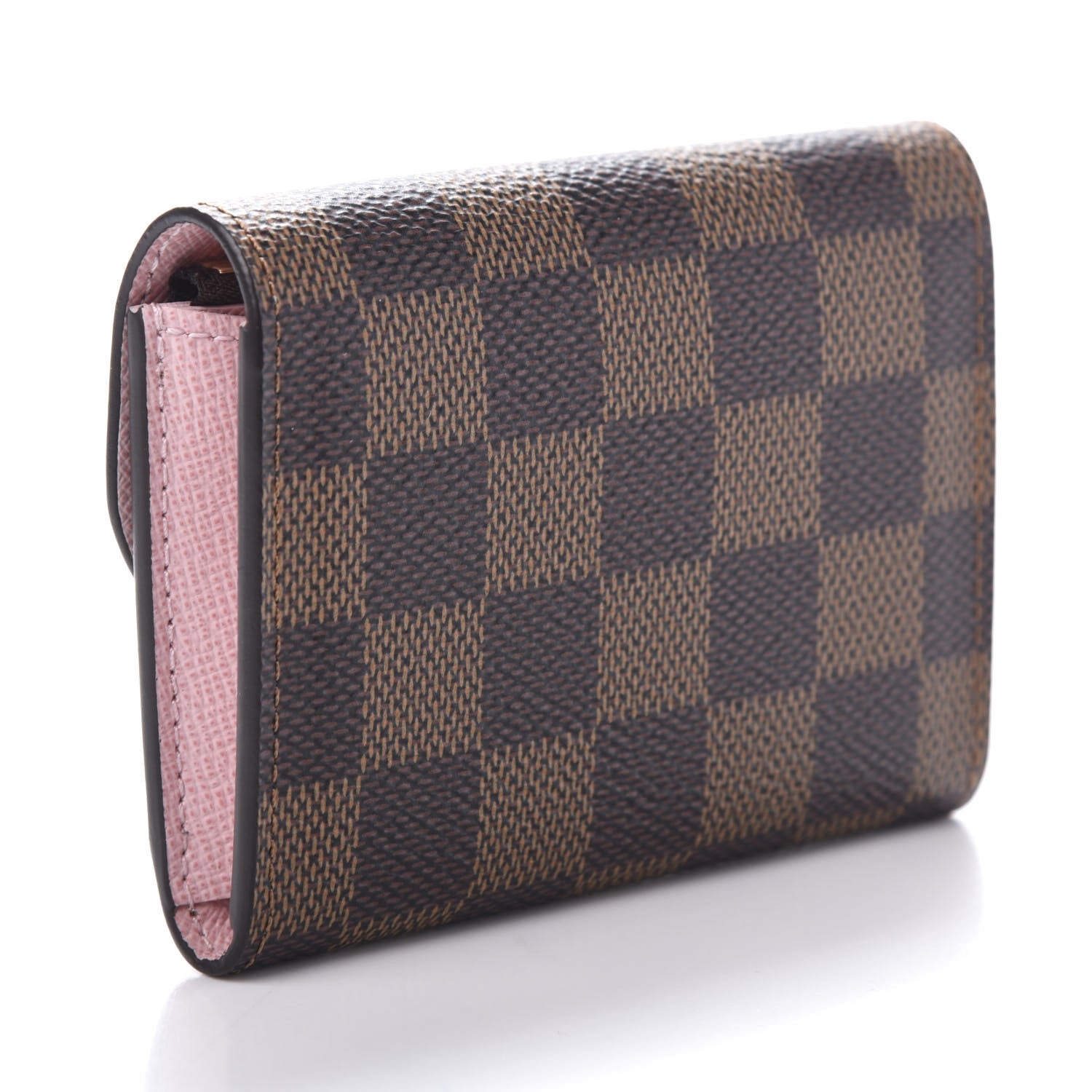 Louis Vuitton Damier Ebene Rosalie Coin Purse Rose Ballerine 3 of 6