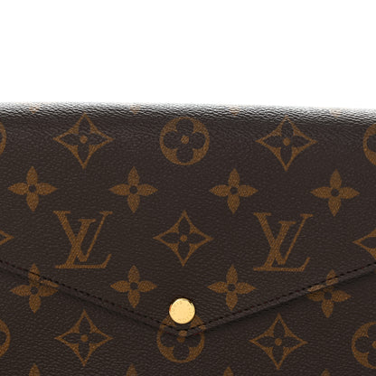 Louis Vuitton Monogram Pochette Felicie Chain Wallet Fuchsia 13 of 17