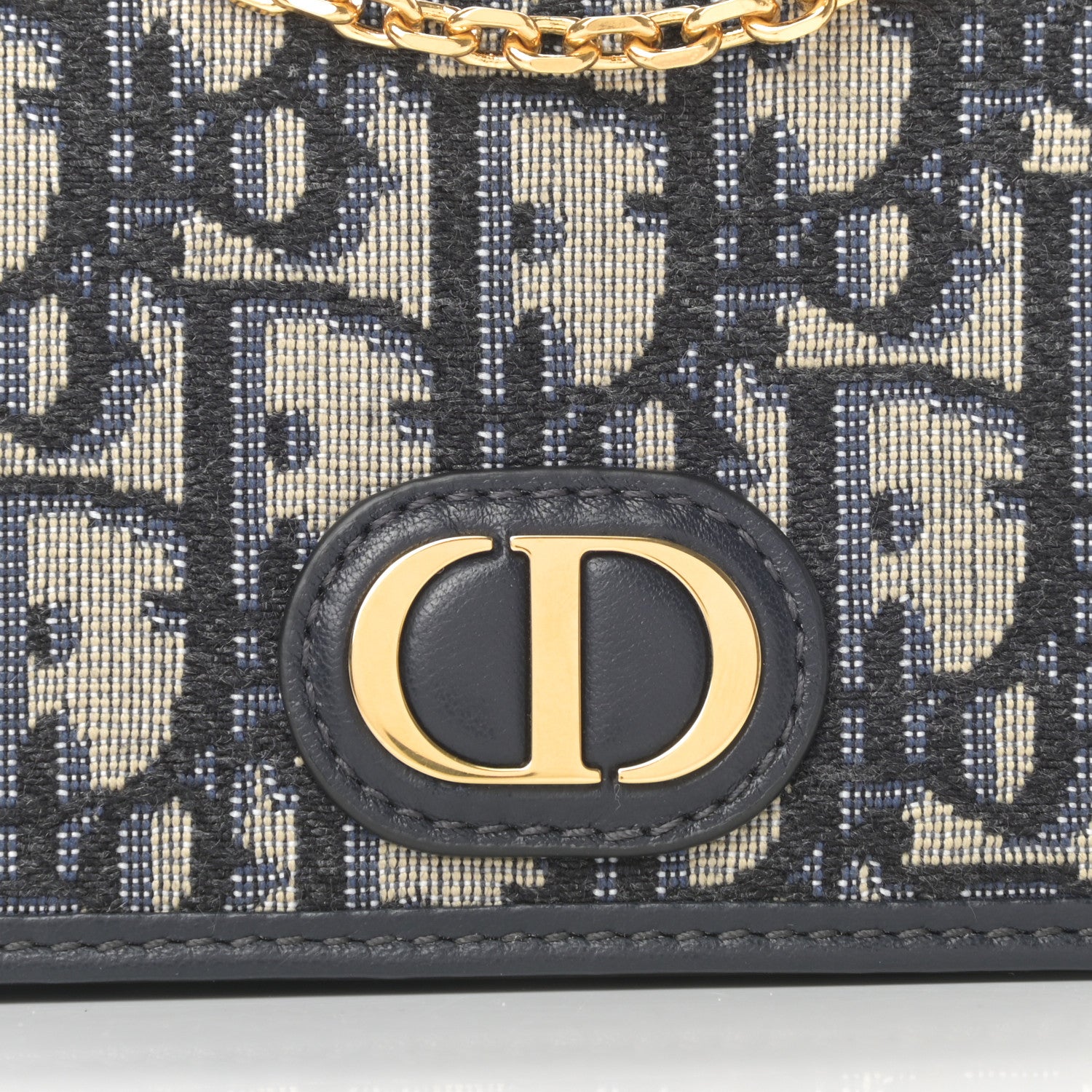 Christian Dior Oblique Nano 30 Montaigne Pouch Blue 8 of 11
