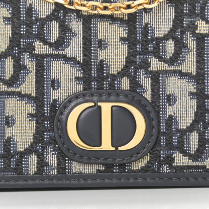 Christian Dior Oblique Nano 30 Montaigne Pouch Blue 8 of 11
