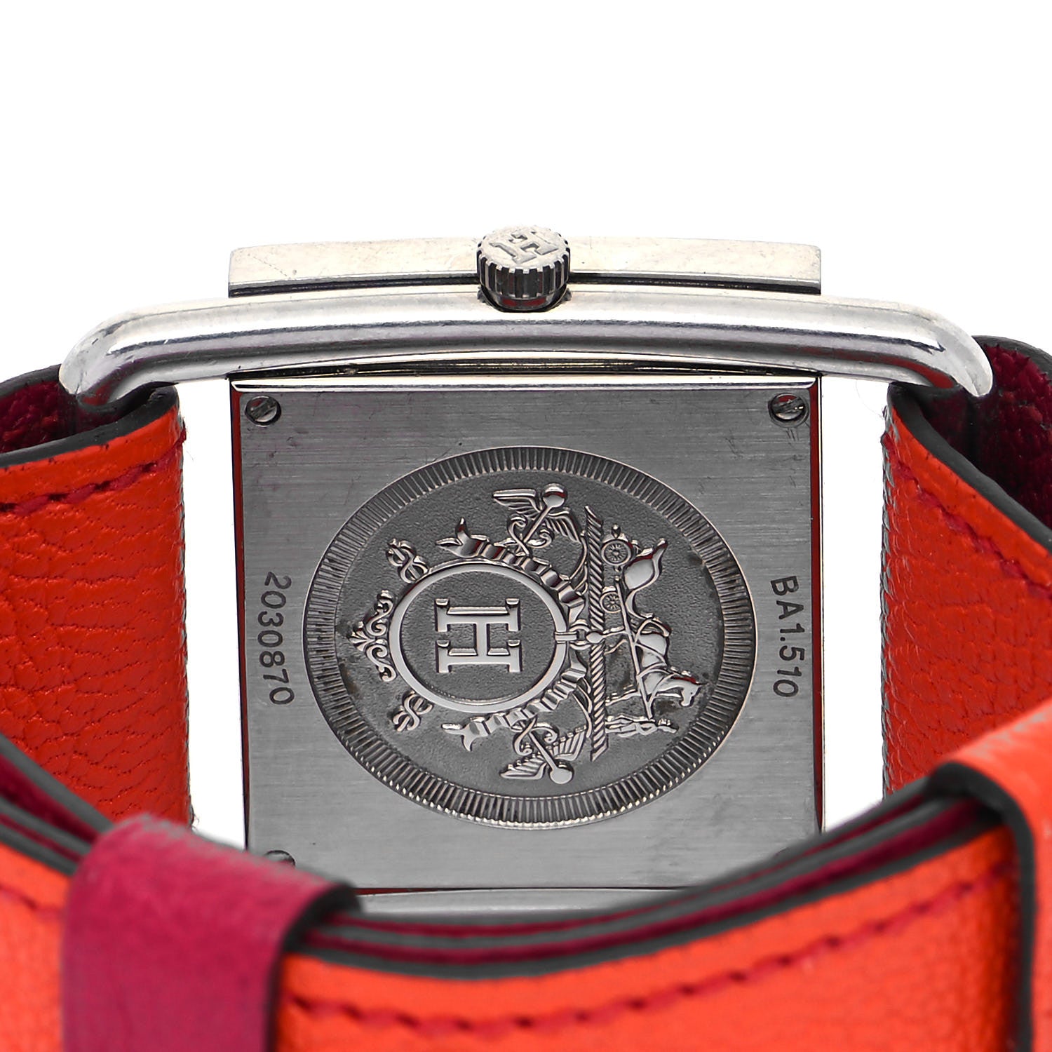 Hermes Stainless Steel Swift 31mm Belt Quartz Watch Rouge De Coeur 4 of 4
