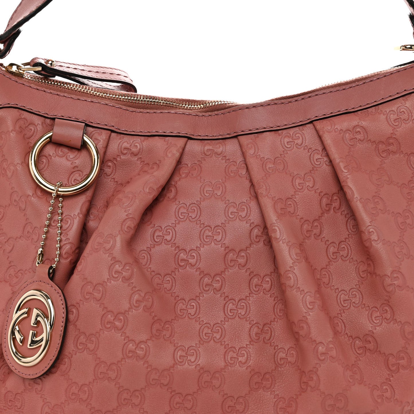 Guccissima Medium Sukey Hobo Rose
