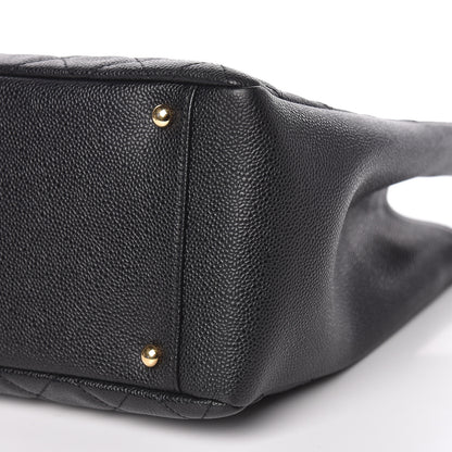 Chanel Caviar Quilted XL Grand Shopping Tote GST Black 9 of 9