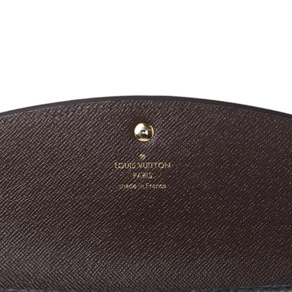 Louis Vuitton Damier Ebene Normandy Wallet Black 8 of 10