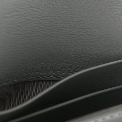 Christian Dior Oblique Saddle Card Holder Gray 8 of 10