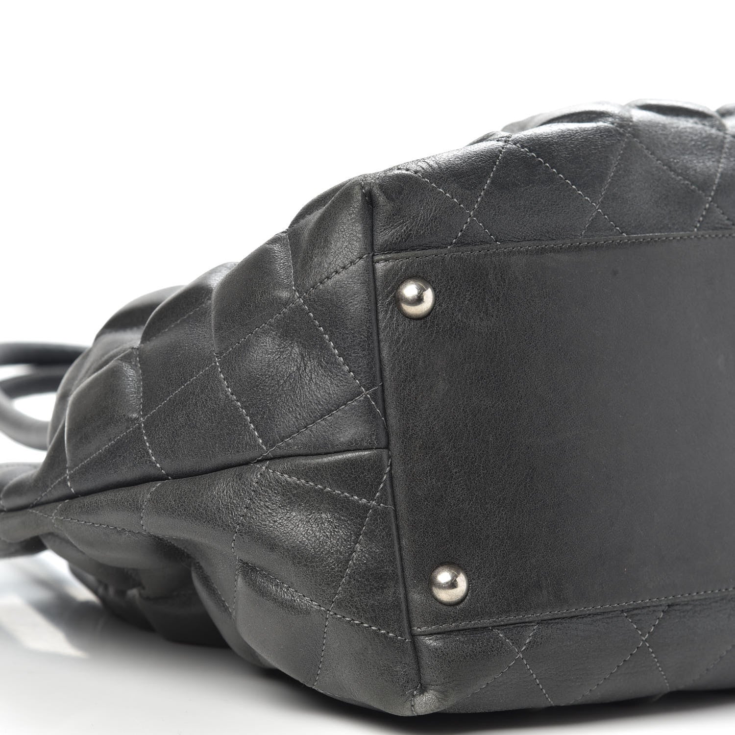 Chanel Calfskin Small Sloane Square Tote Black 9 of 16