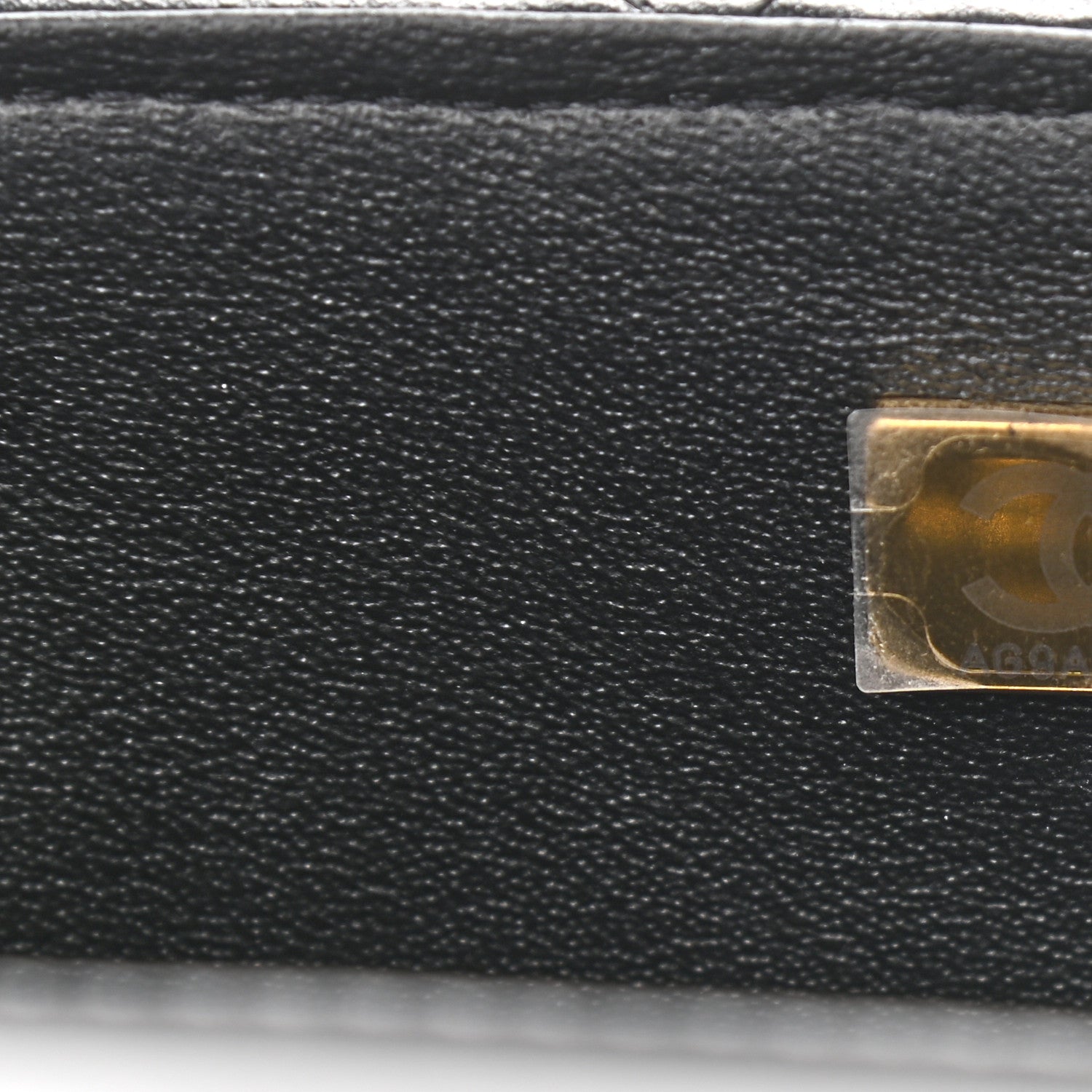 Chanel Lambskin Quilted Mini Top Handle Rectangular Flap Black 3 of 9