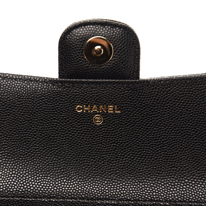 Chanel Caviar Quilted Glasses Case With Chain Black 6 of 12
