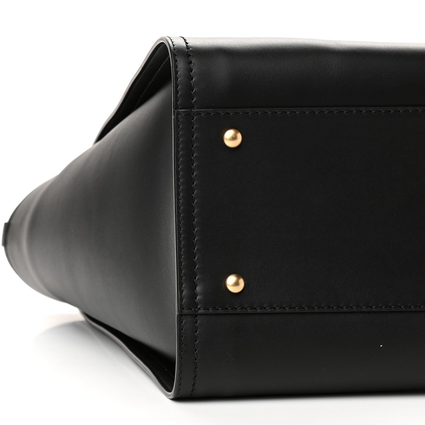 Calfskin Medium Deauville Tote Black