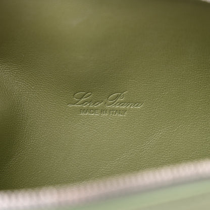 Loro Piana Grained Calfskin L19 Extra Pocket Pouch Sage Brush Leaves 6 of 9