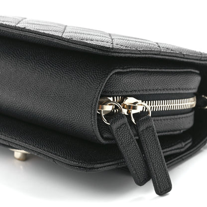 Chanel Caviar Quilted Like A Wallet Flap Black 10 of 10