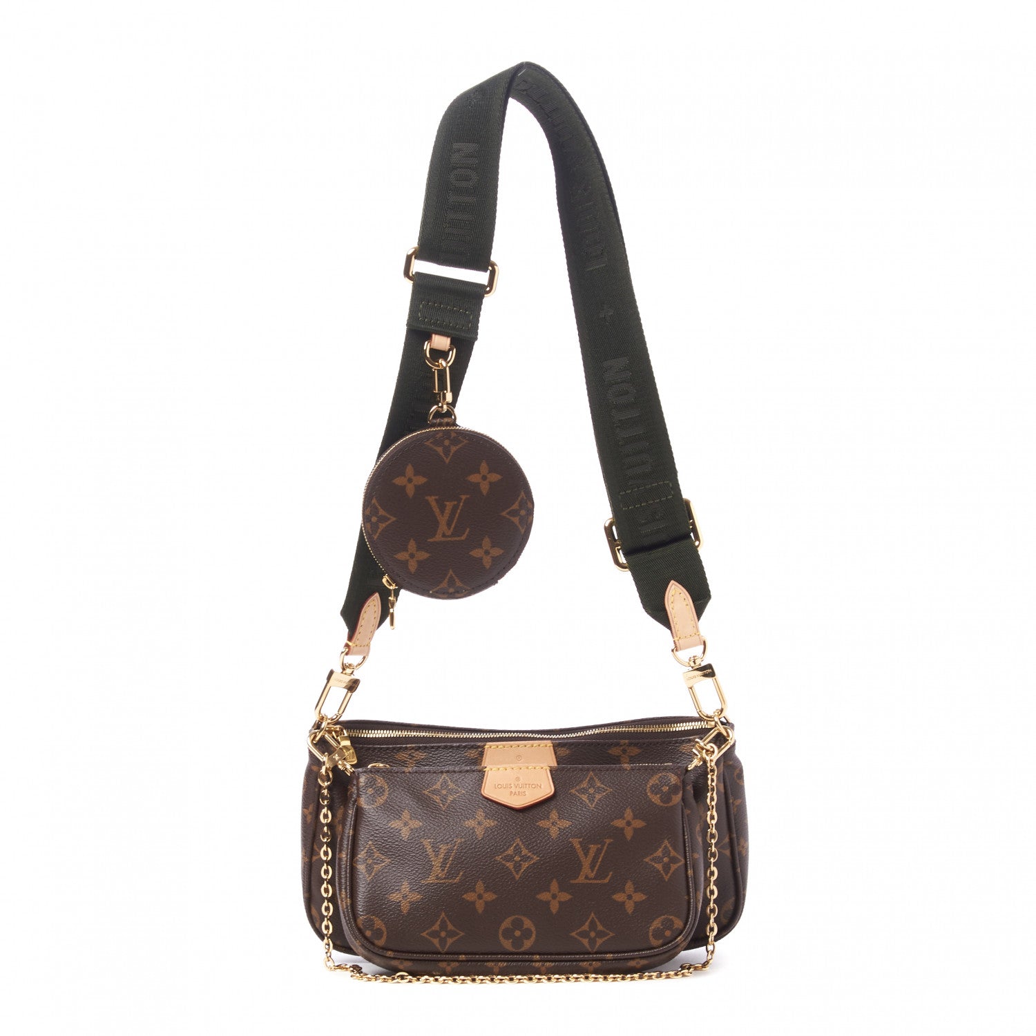 Louis Vuitton Monogram Multi Pochette Accessories Kaki 1 of 11