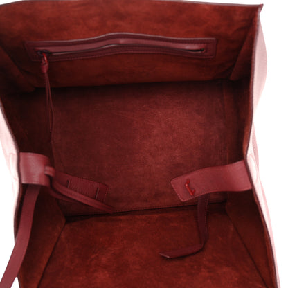 Celine Supple Calfskin Medium Phantom Luggage Burgundy 10 of 11