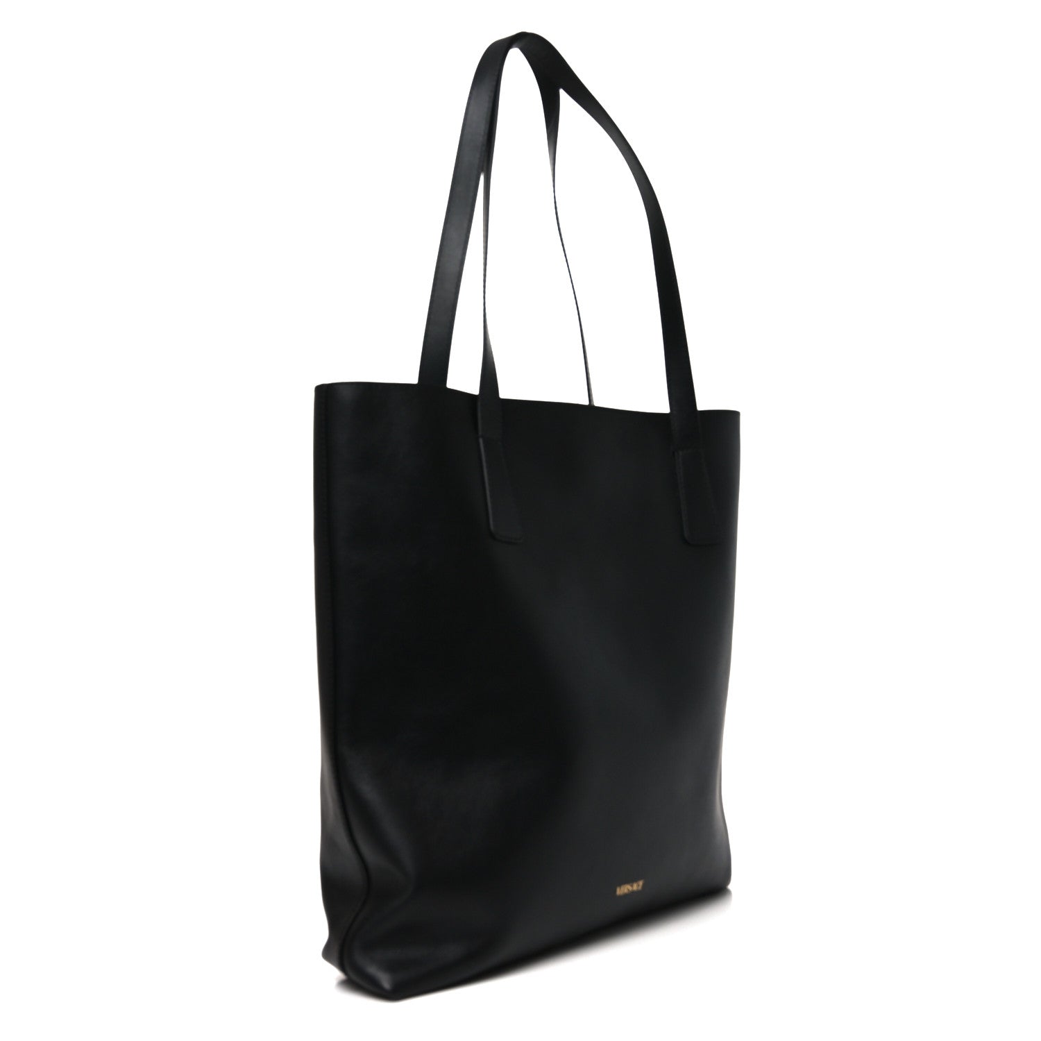 Versace Smooth Calfskin La Medusa Tote Bag Black 3 of 9