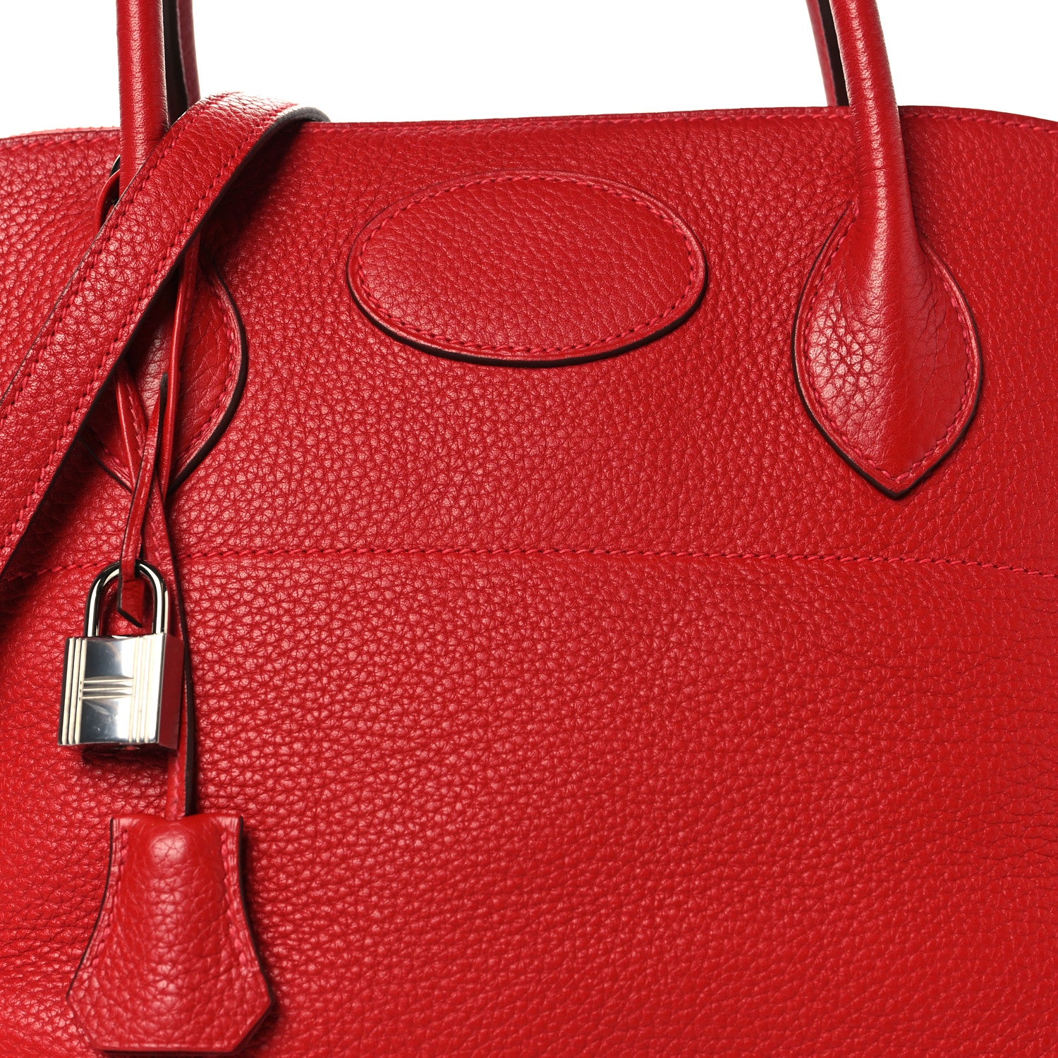 Hermes Taurillon Clemence Bolide 35 Rouge Casaque 7 of 9
