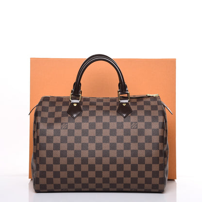 Louis Vuitton Damier Ebene Speedy 30 9 of 9