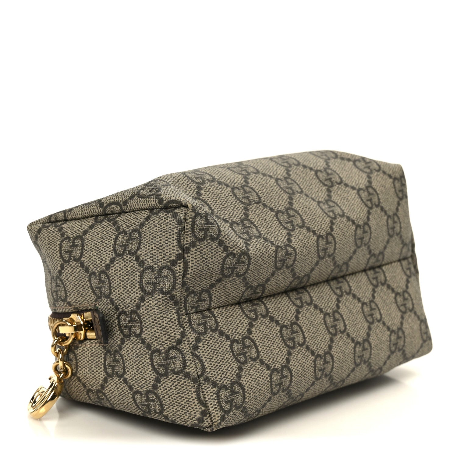 Gucci Soft GG Supreme Monogram Calfskin Medium Ophidia Cosmetic Case Beige Ebony New Acero 4 of 8