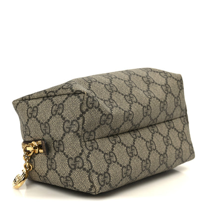 Gucci Soft GG Supreme Monogram Calfskin Medium Ophidia Cosmetic Case Beige Ebony New Acero 4 of 8