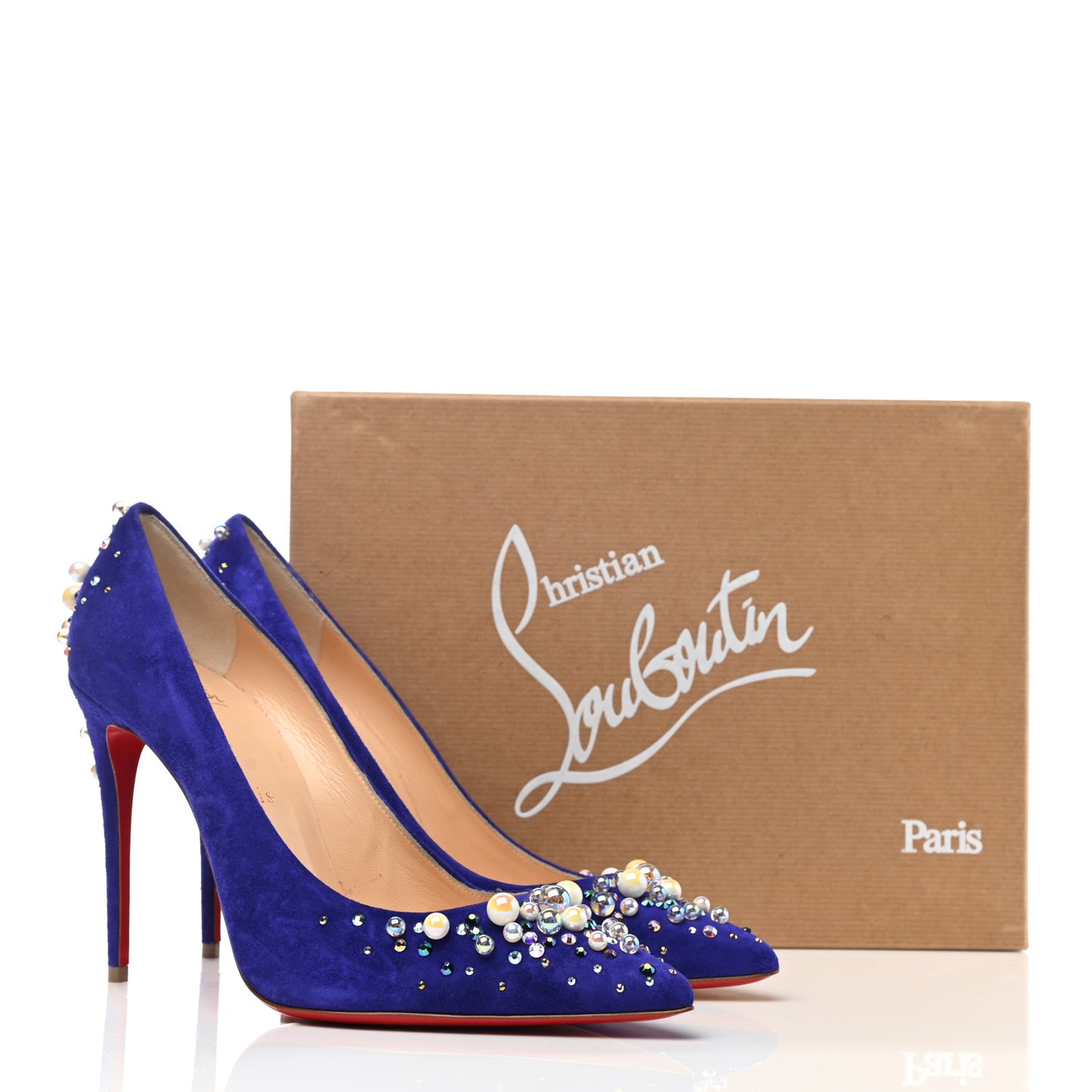 Veau Velours Candidate 100 Pumps 38.5 Purple Pop