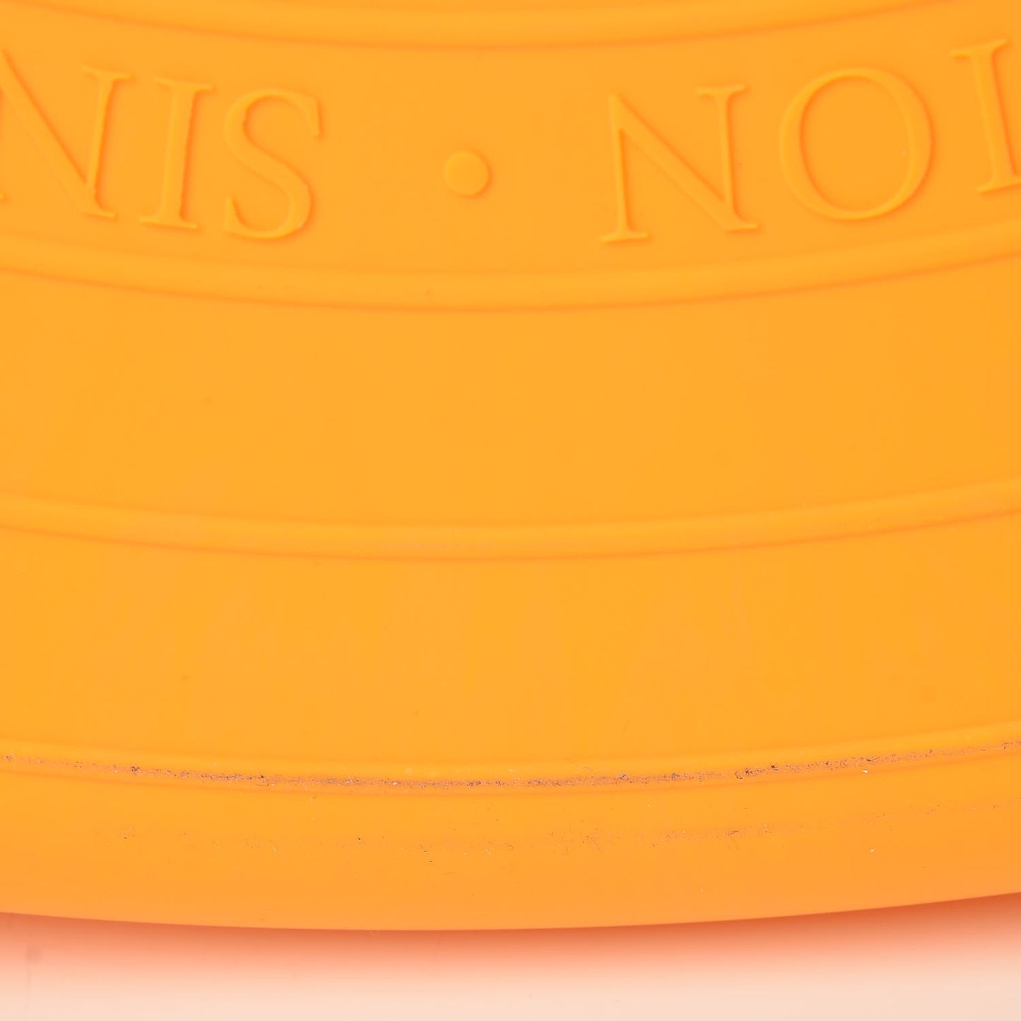 Rubber Oversized Logo Tote Marigold