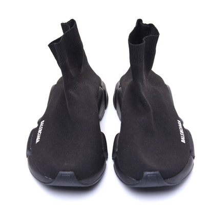 Balenciaga Technical 3D Recycled Knit Mens Speed 2.0 Sneakers 42 Monocolor Black 4 of 11