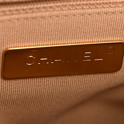 Chanel Lambskin Quilted Medium Chanel 19 Flap Beige 6 of 13