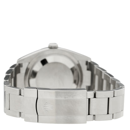 Rolex Stainless Steel 36mm Oyster Perpetual Watch Green 126000 3 of 5