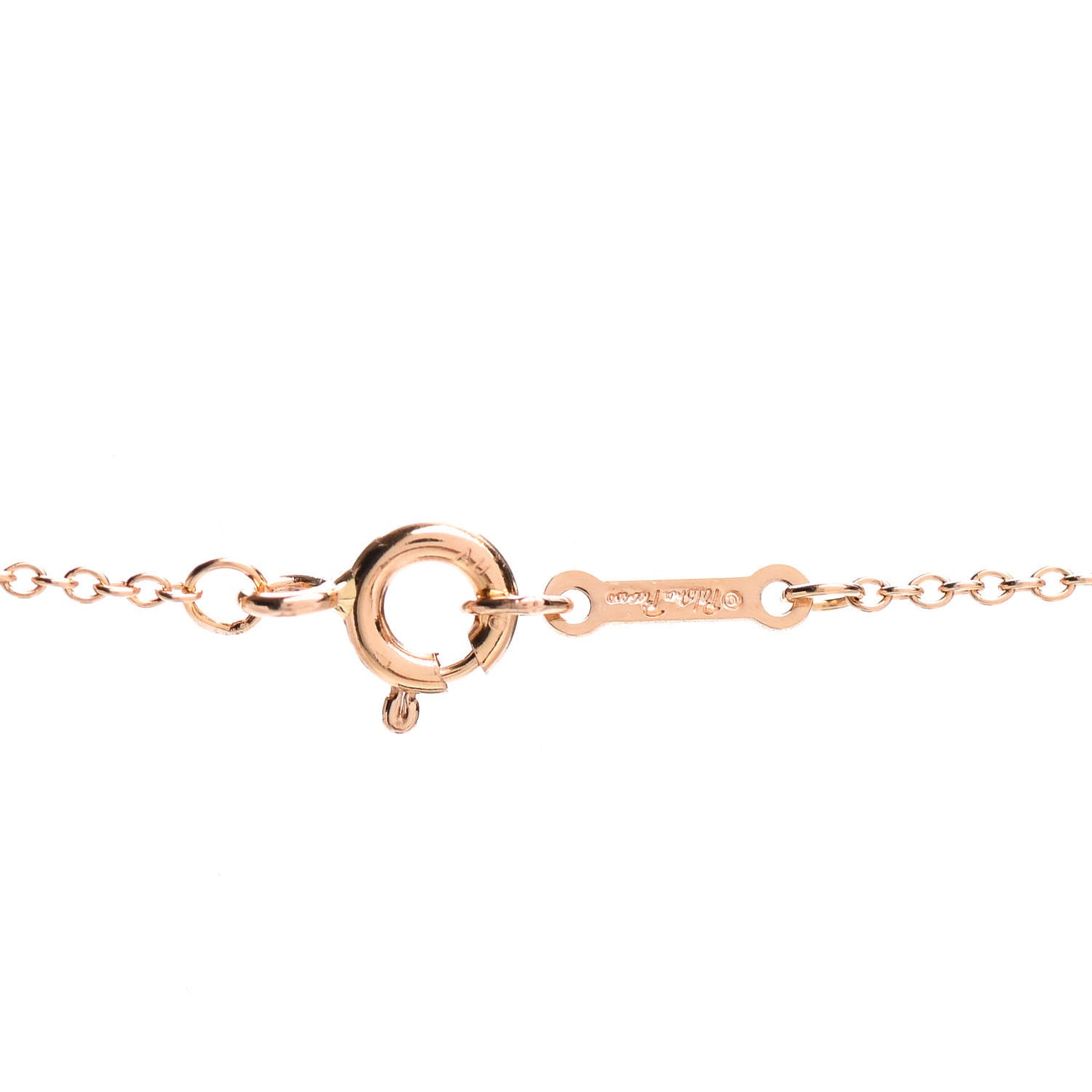 18K Rose Gold Small Paloma Picasso Loving Heart Pendant Necklace