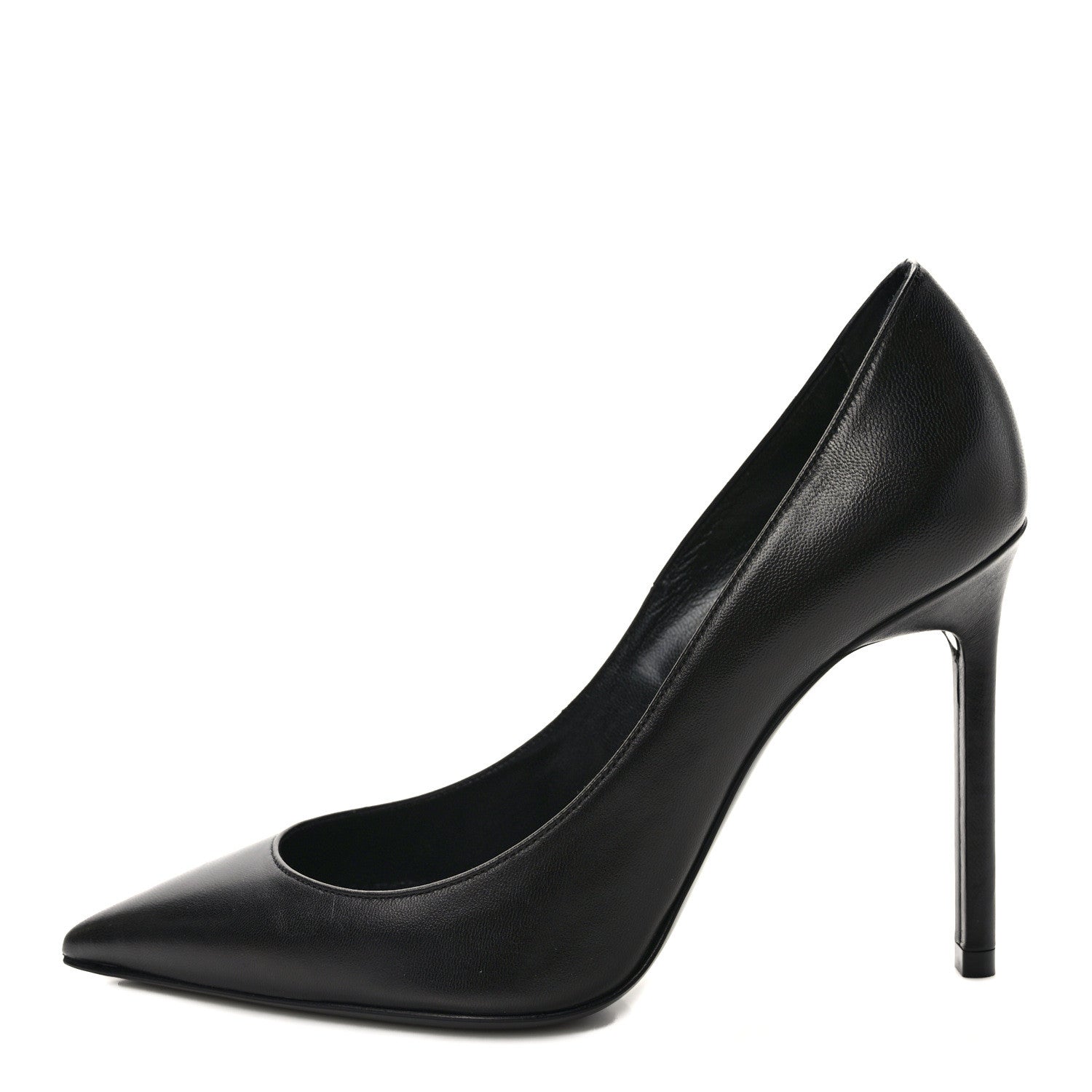 Saint Laurent Calfskin Zoe 105 Pumps 35 Black 1 of 8