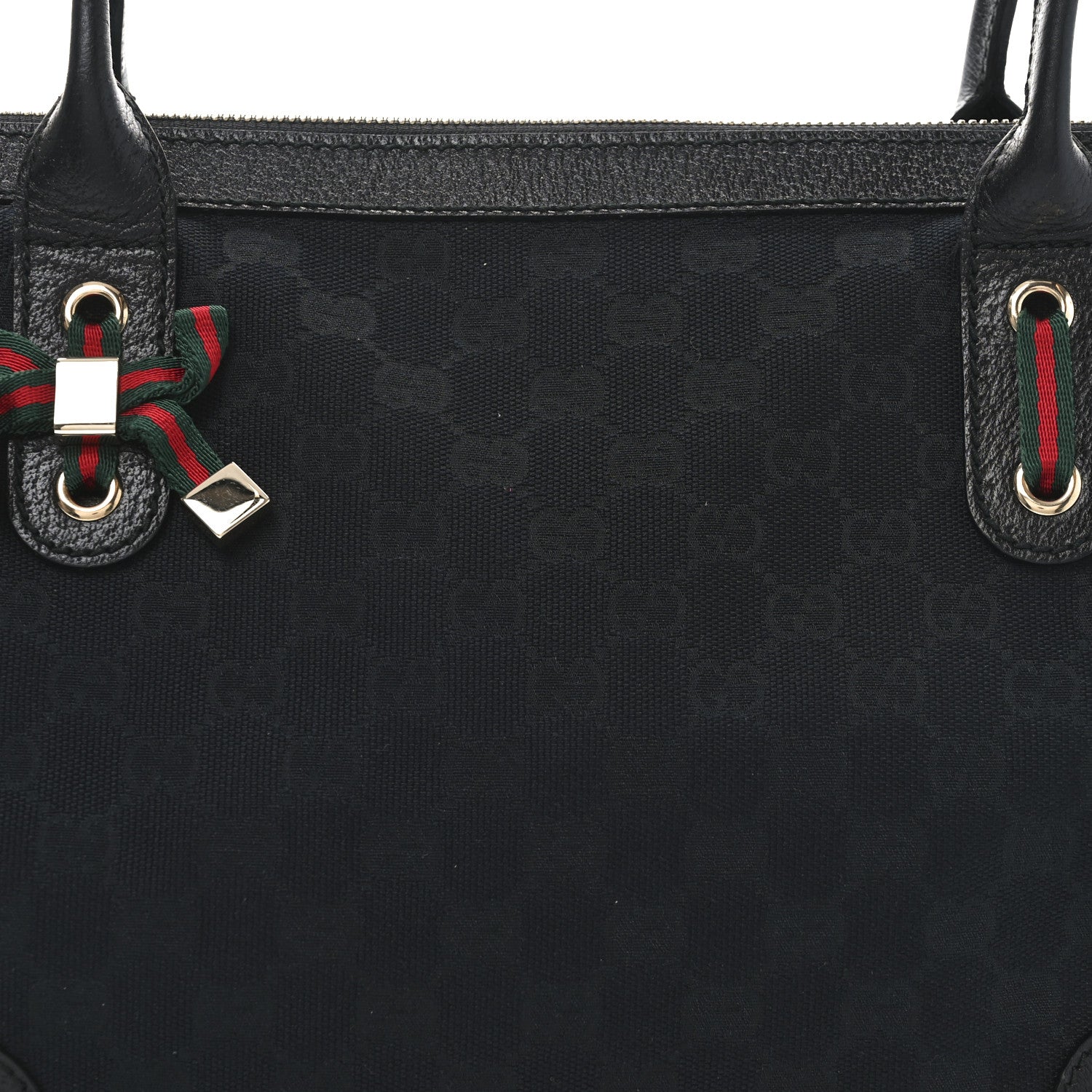 Gucci Monogram Medium Princy Tote Black 8 of 10