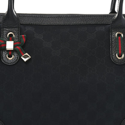 Gucci Monogram Medium Princy Tote Black 8 of 10