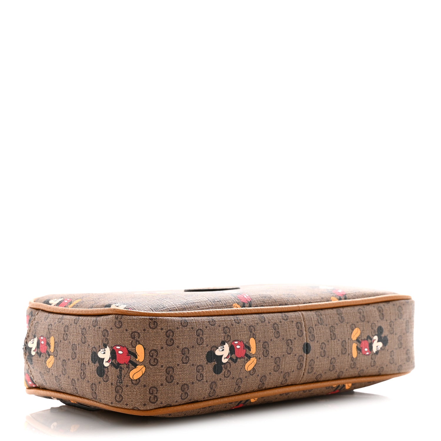 Gucci X DISNEY Mini Vintage GG Supreme Monogram Mickey Mouse Small Belt Bag 90 36 Beige Vintage Sun Oil 4 of 12