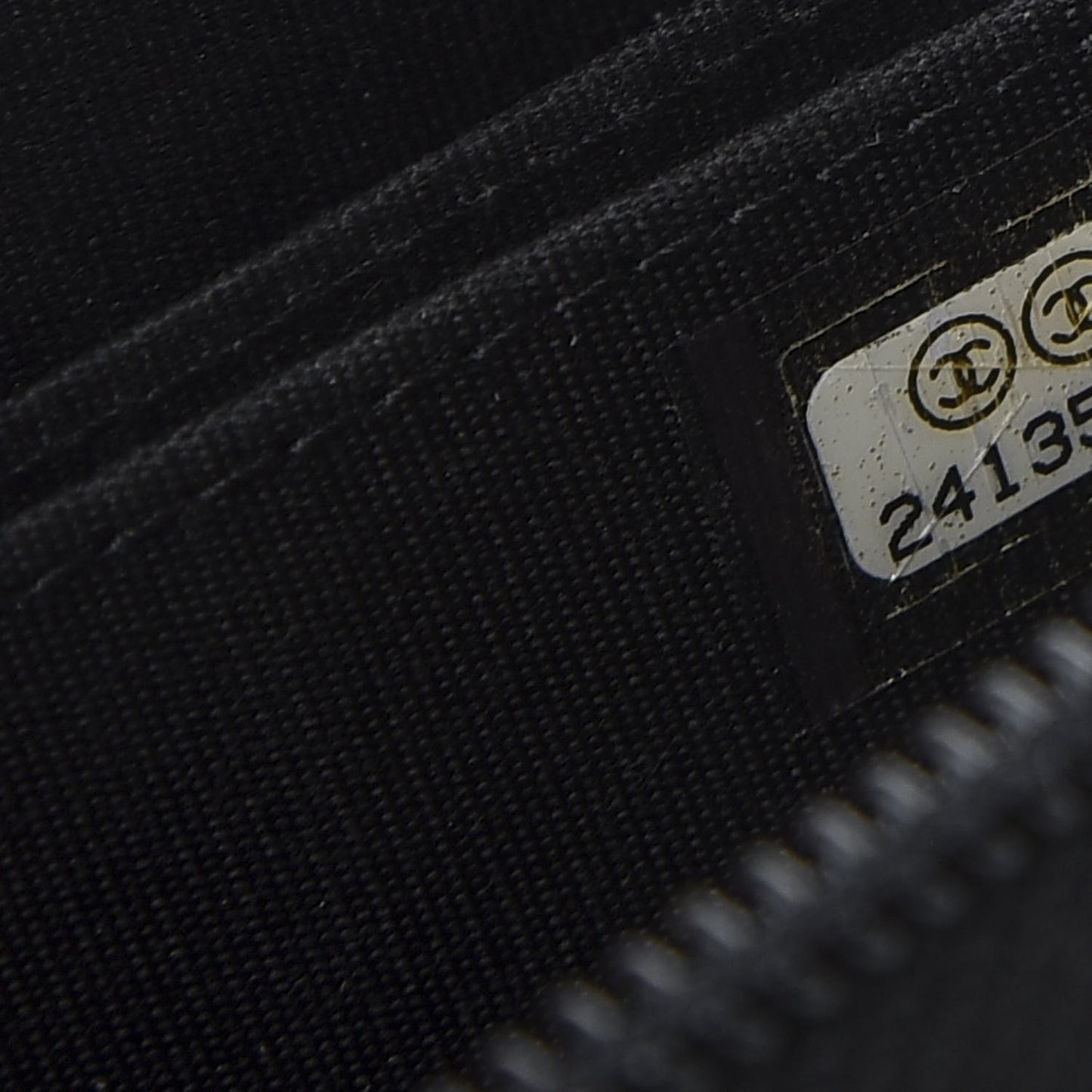 Caviar Timeless CC Zip Around Coin Purse Black