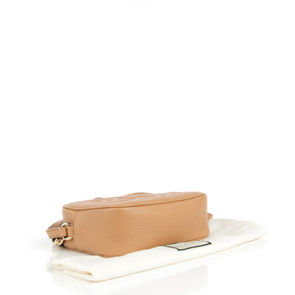 Gucci Pebbled Calfskin Small Soho Disco Bag Rose Beige 4 of 7