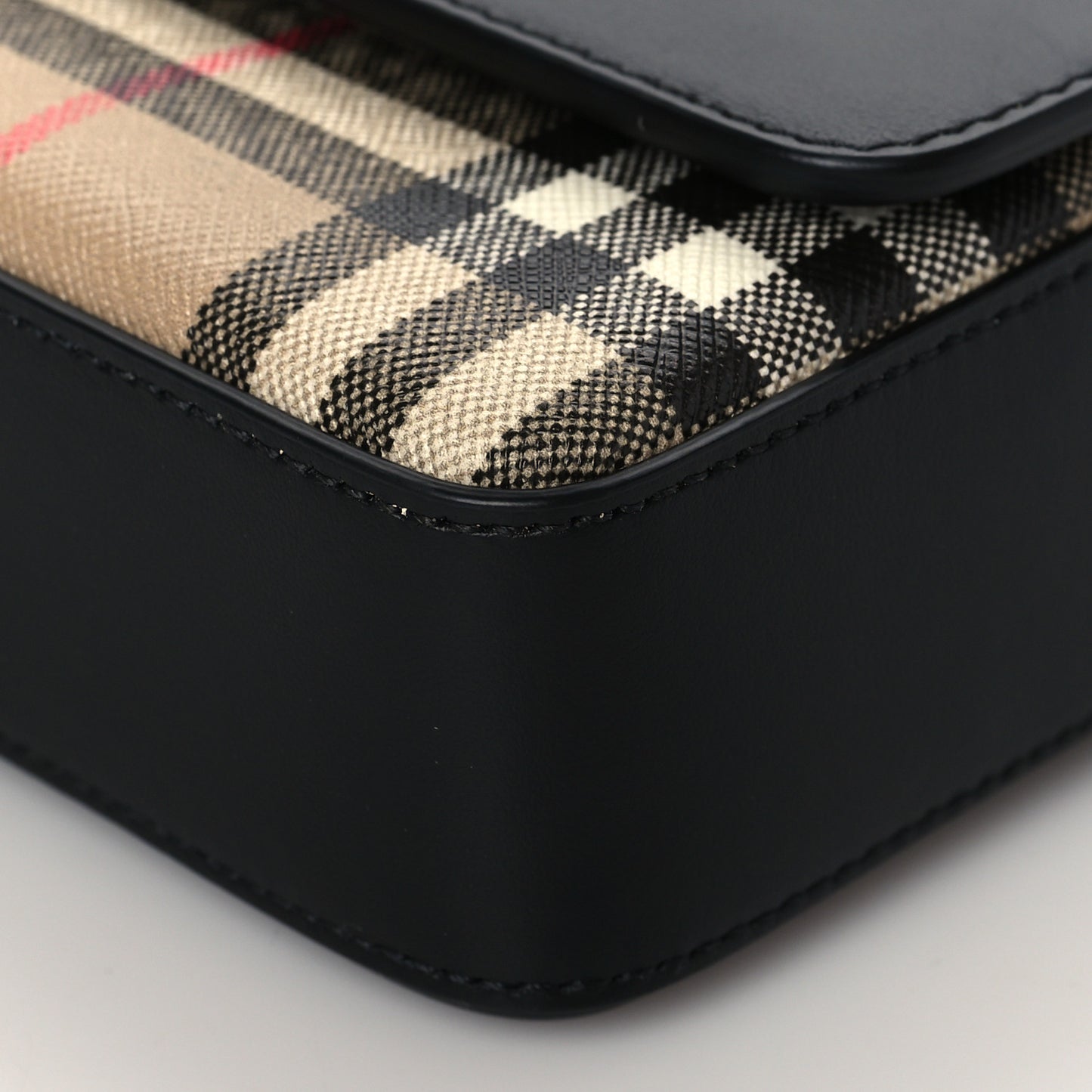 Calfskin Vintage Check New Hampshire Bag Black