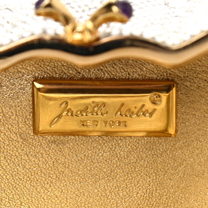 Judith Leiber Swarovski Crystal Butterfly Minaudiere Clutch 7 of 12