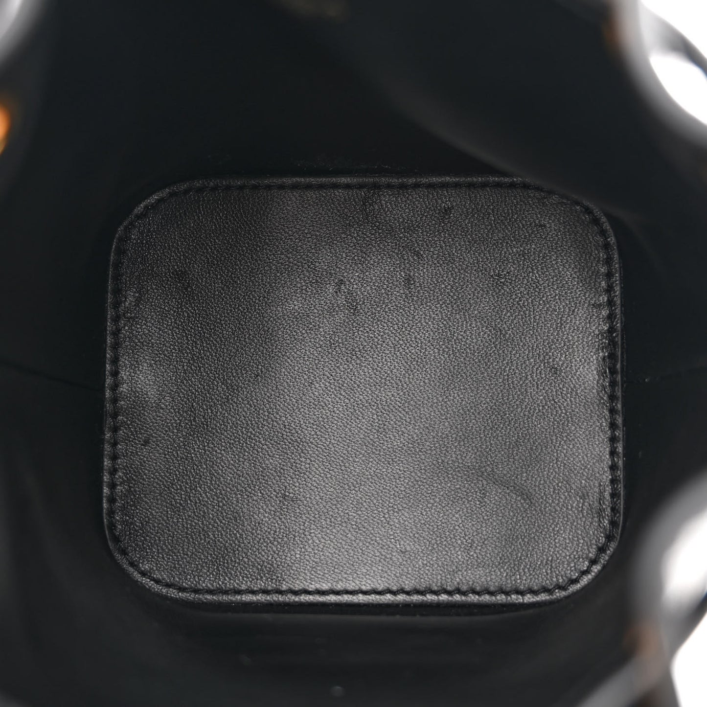 Nappa Mini VLogo Signature Bucket Bag Black
