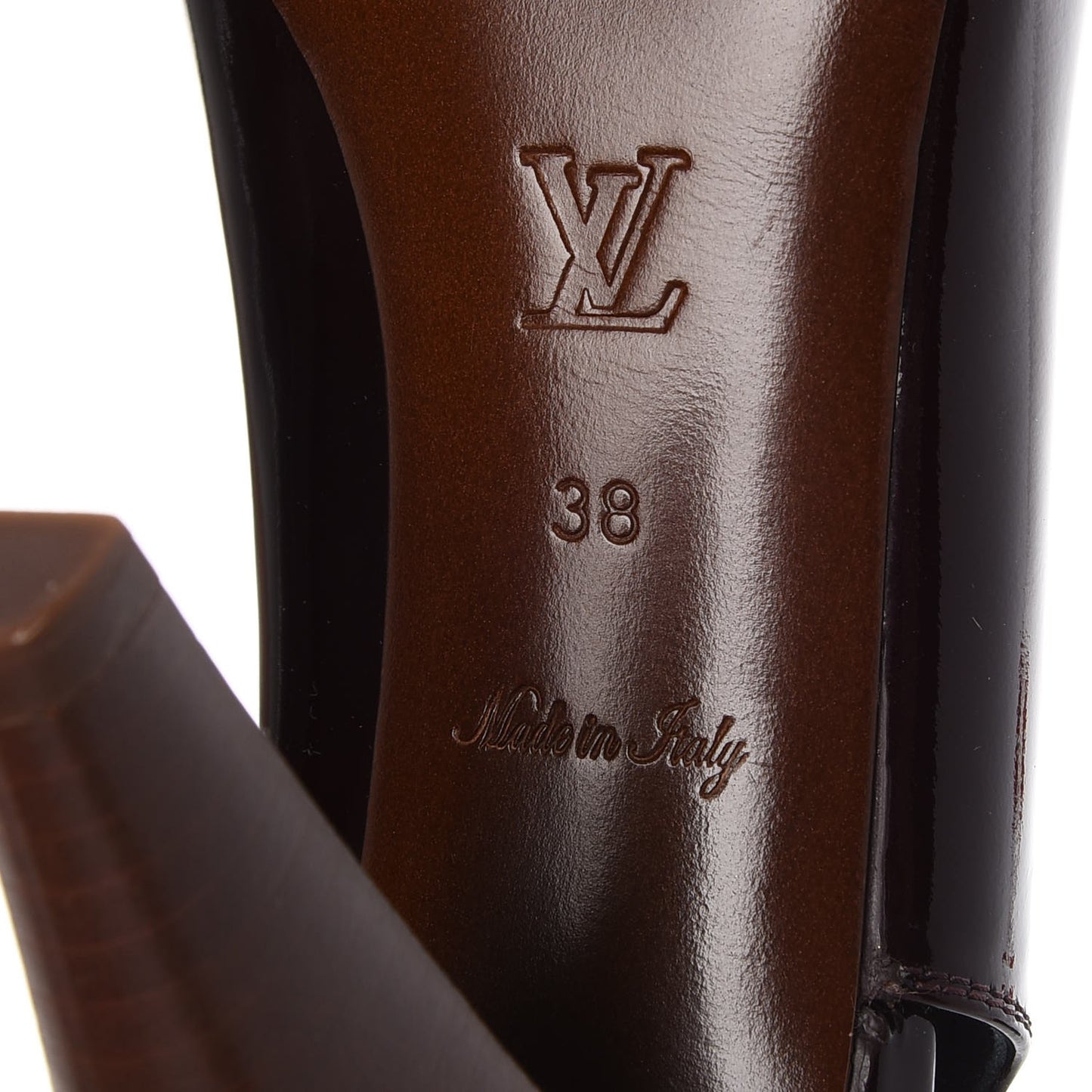 Patent Slingback Heels 38 Amarante