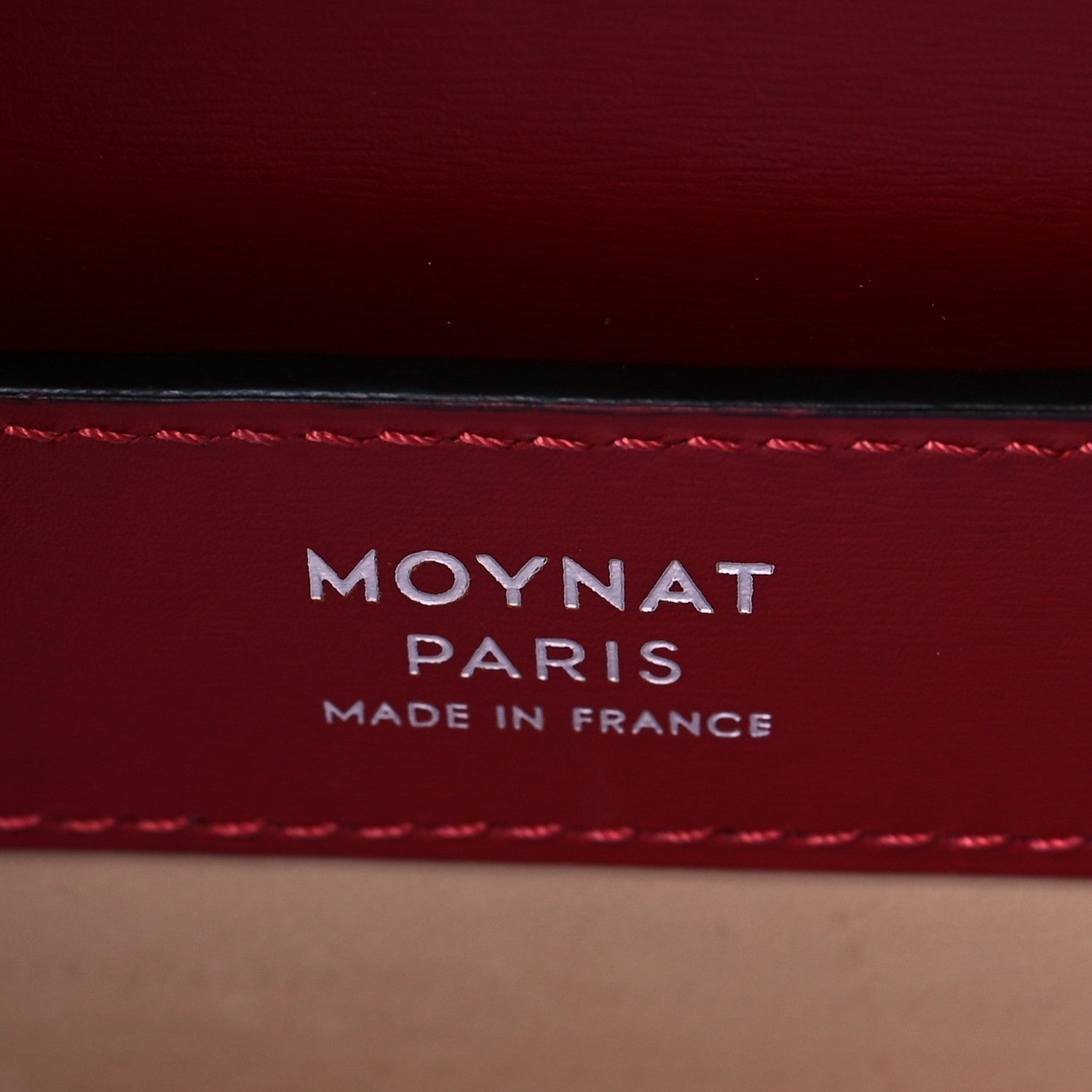 Moynat Taurillon Blush Rejane PM Madder 6 of 9
