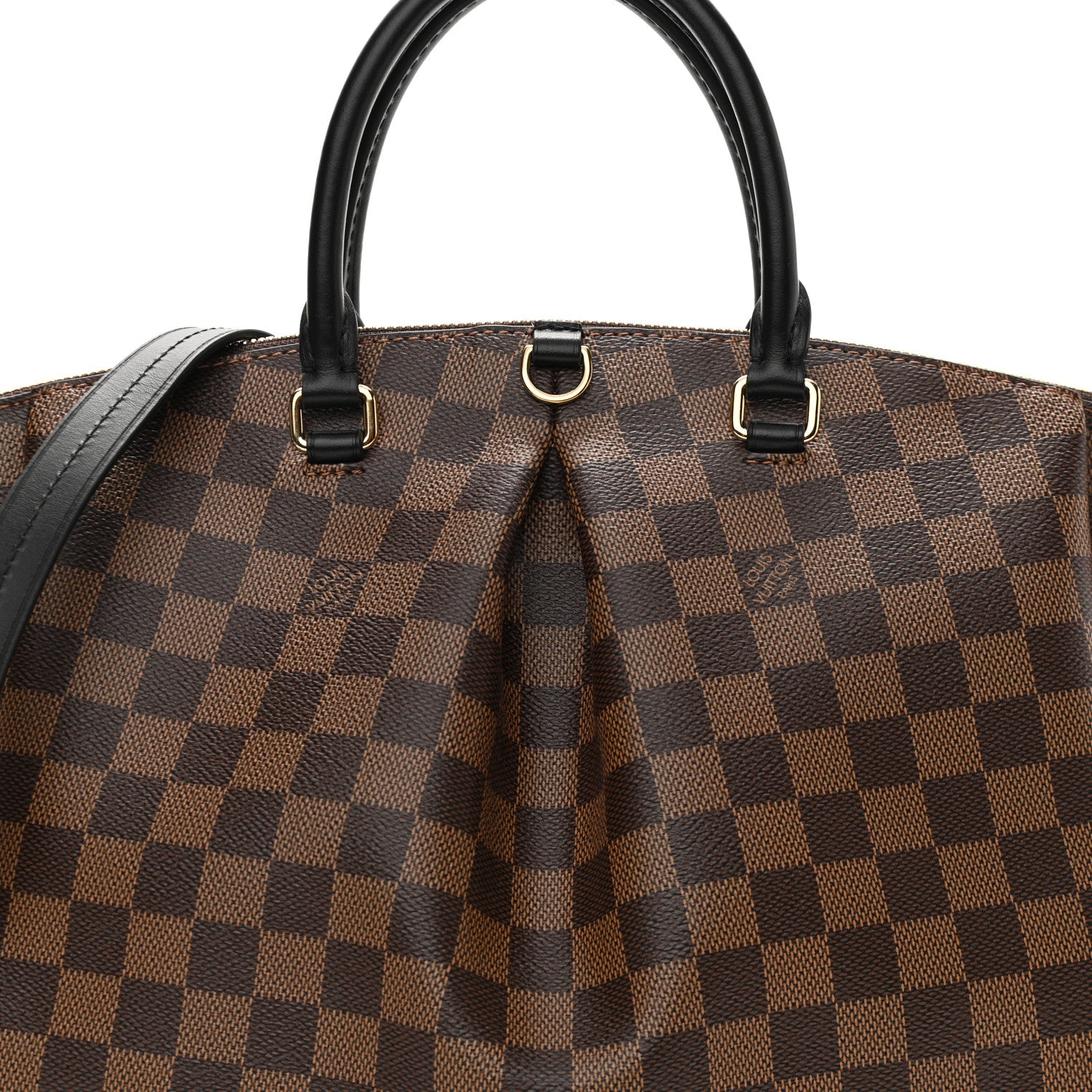 Louis Vuitton Damier Ebene Odeon Tote MM Black 7 of 9