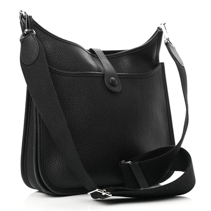 Hermes Taurillon Clemence Evelyne III PM Black 3 of 10