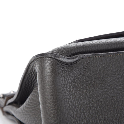 Hermes Taurillon Clemence Bicolor Jypsiere 34 Ardoise Gris Tourterelle 9 of 12