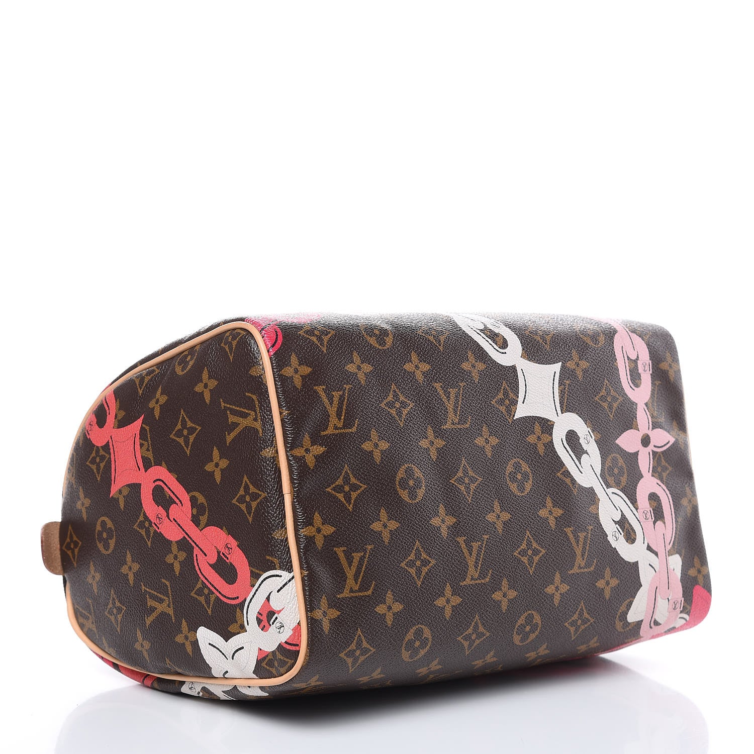 Louis Vuitton Monogram Bay Speedy 30 Rose Ballerine Poppy 4 of 13