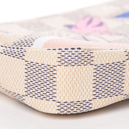 Louis Vuitton Damier Azur 2018 Christmas Animation Mini Pochette Accessories 5 of 10