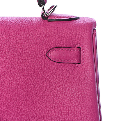 Hermes Togo Kelly Retourne 25 Rose Pourpre 14 of 36