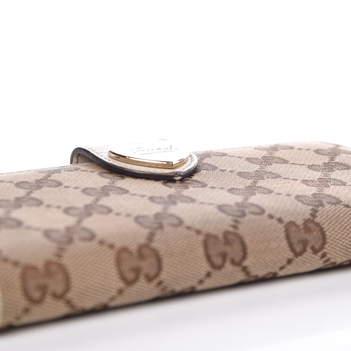Monogram Heart Continental Wallet Off White