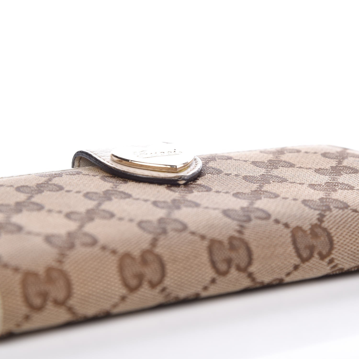 Gucci Monogram Heart Continental Wallet Off White 12 of 18
