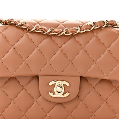Chanel Lambskin Quilted Small Double Flap Brown 8 of 11
