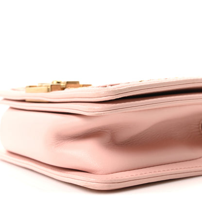 Chanel Lambskin Quilted Small Chain Around Boy Flap Pink 10 of 10